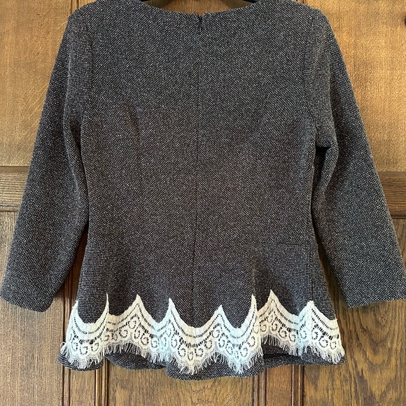 Lace Peplum work wear top - Picture 2 of 3